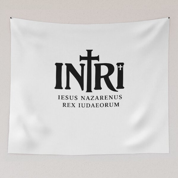 Item preview, INRI Christ Cross Faith Artwork designed and sold by crouchingpixel.