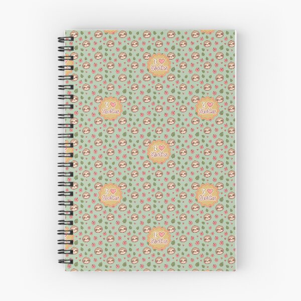 Item preview, I Love Sloths Kawaii Pattern designed and sold by Itsheartshop.