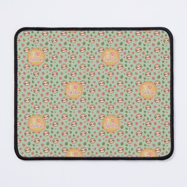 Item preview, I Love Sloths Kawaii Pattern designed and sold by Itsheartshop.