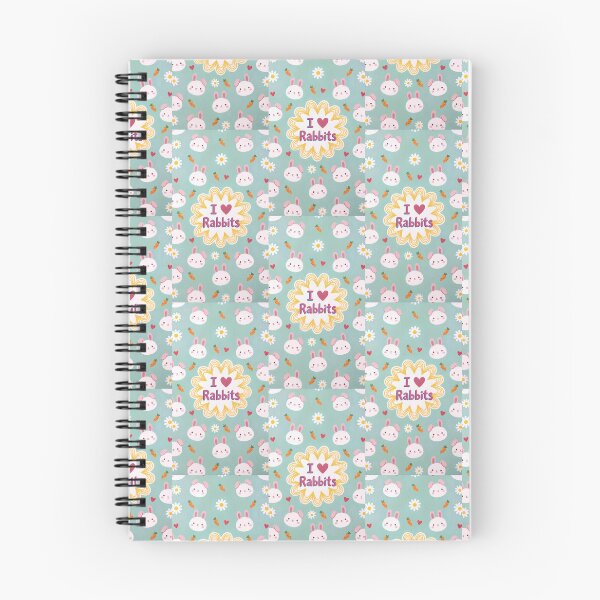 Item preview, I Love Rabbits Kawaii Pattern designed and sold by Itsheartshop.
