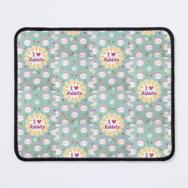 Item preview, I Love Rabbits Kawaii Pattern designed and sold by Itsheartshop.