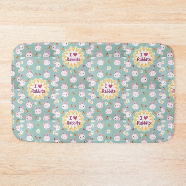 Item preview, I Love Rabbits Kawaii Pattern designed and sold by Itsheartshop.