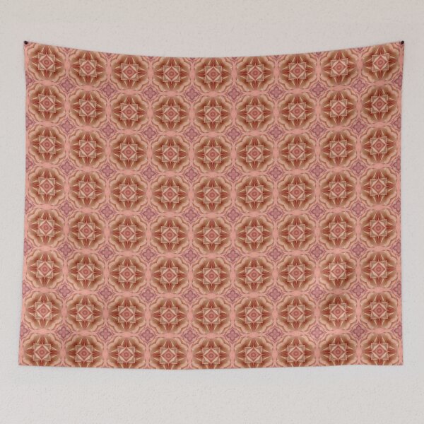 Item preview, Geometric Pink roses. Botanical dream patterns. designed and sold by Jonnekesart.