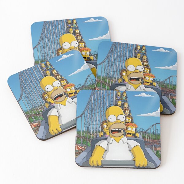 Item preview, Homer on a Roller Coaster Ride designed and sold by DohLab.