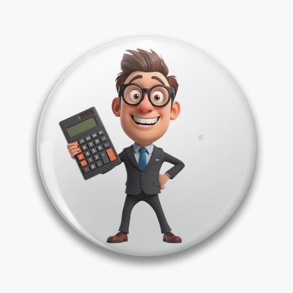 Item preview, Funny Accountant Cartoon - Tax Season Hero & CPA Humor Art designed and sold by drioArt.