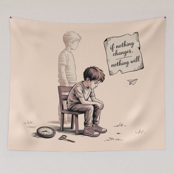 Item preview, if nothing changes, nothing will. designed and sold by 123ks.