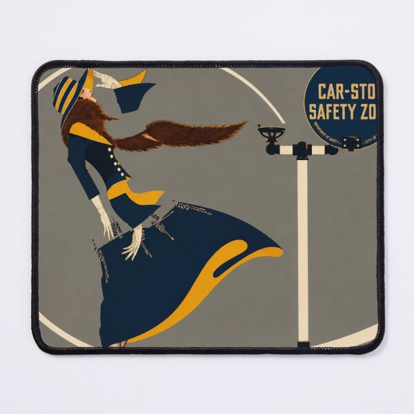 Item preview, Car Stop by Coles Phillips - Art Deco Fashion Poster Woman Illustration for Vintage Style Lovers designed and sold by RickE.