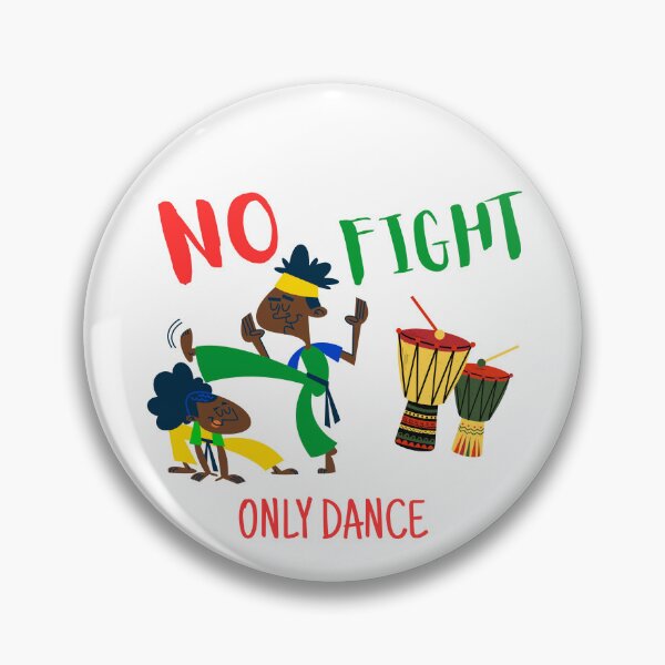 Item preview, No Fight Only Dance Capoeira Funny Logo designed and sold by logowannawear.