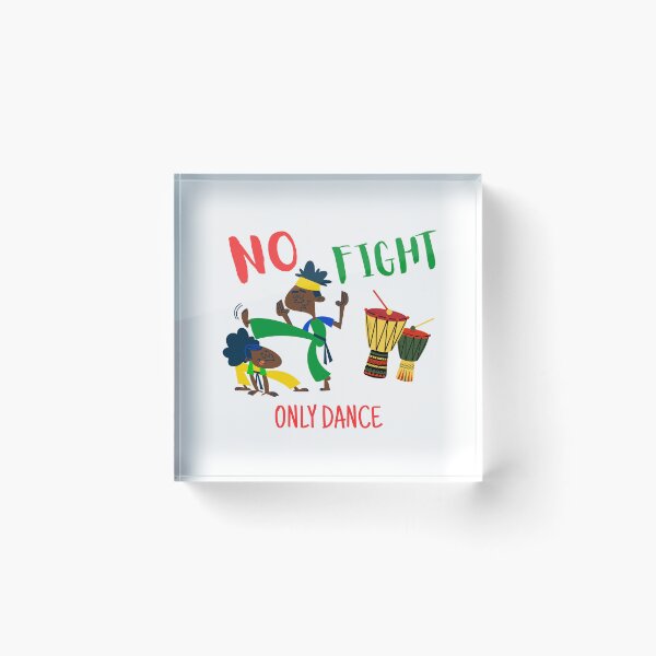Item preview, No Fight Only Dance Capoeira Funny Logo designed and sold by logowannawear.