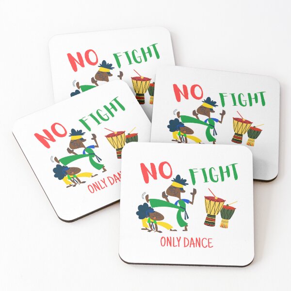Item preview, No Fight Only Dance Capoeira Funny Logo designed and sold by logowannawear.