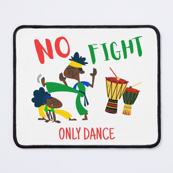 Item preview, No Fight Only Dance Capoeira Funny Logo designed and sold by logowannawear.