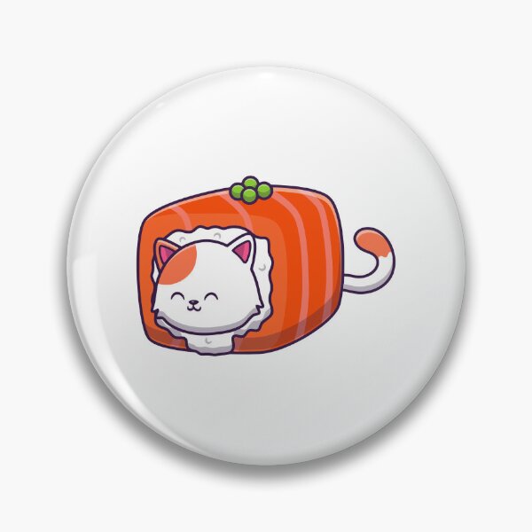 Artikelvorschau, Niedliches Kawaii Sushi Katzen-Lachs-Nigiri entworfen und verkauft von sdbienv.
