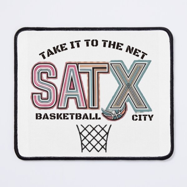 Item preview, SATX Basketball City Fiesta Retro Vintage Texas Sports Aesthetic designed and sold by Basma Designs | Funny Shirts, Stickers & Mugs.