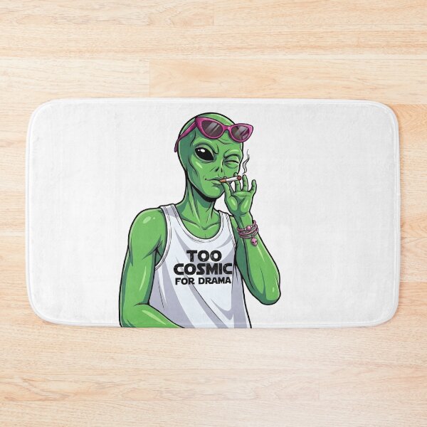 Item preview, Too Cosmic For Drama - Retro Aesthetic Cool Alien designed and sold by HornbillDesign.