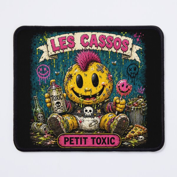 Item preview, The Little Toxic Kids – Smiley Punk Trash Street Art Cartoon Design designed and sold by PLUSHIWORLDtm.