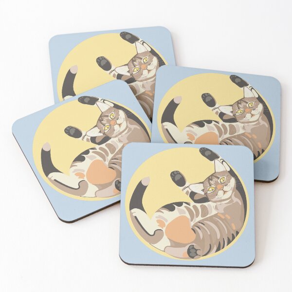 Item preview, TABBED KITTEN RESTING designed and sold by KASARO.