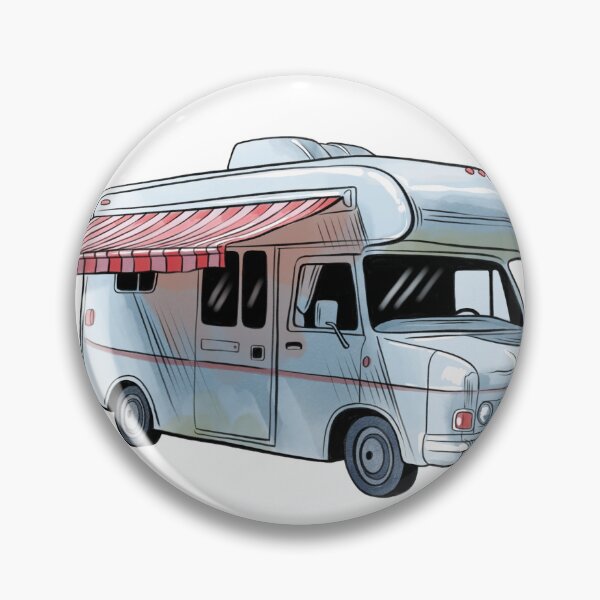 Item preview, Food truck parked on a street with an awning out and ready for service in a busy area designed and sold by Ms. Iryna.