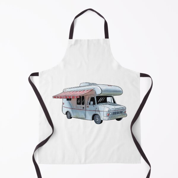 Item preview, Food truck parked on a street with an awning out and ready for service in a busy area designed and sold by Ms. Iryna.