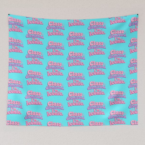 Item preview, Class Dismissed I’m Iconic Graduation Retro Y2K Aesthetic Design designed and sold by TheStephanieRome.