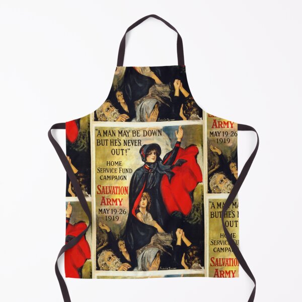 Item preview, Vintage 1919 Salvation Army Poster | Home Service Fund Campaign | Strong Woman in Red Cape | Hope & Resilience Historical Art designed and sold by artofuniverse.