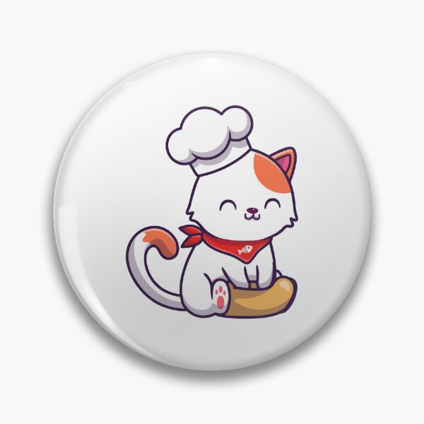 Item preview, Kawaii Chef Cat Cooking with Love designed and sold by sdbienv.