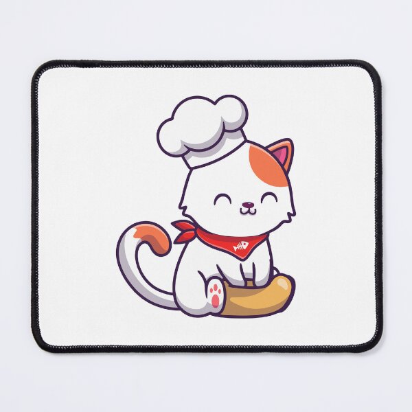 Item preview, Kawaii Chef Cat Cooking with Love designed and sold by sdbienv.