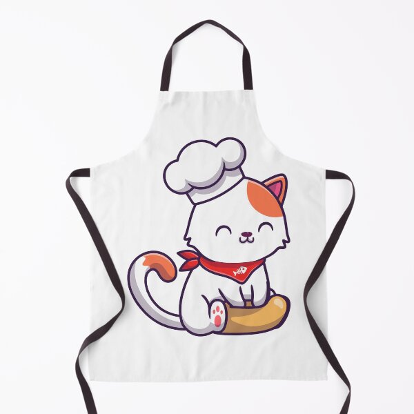 Item preview, Kawaii Chef Cat Cooking with Love designed and sold by sdbienv.