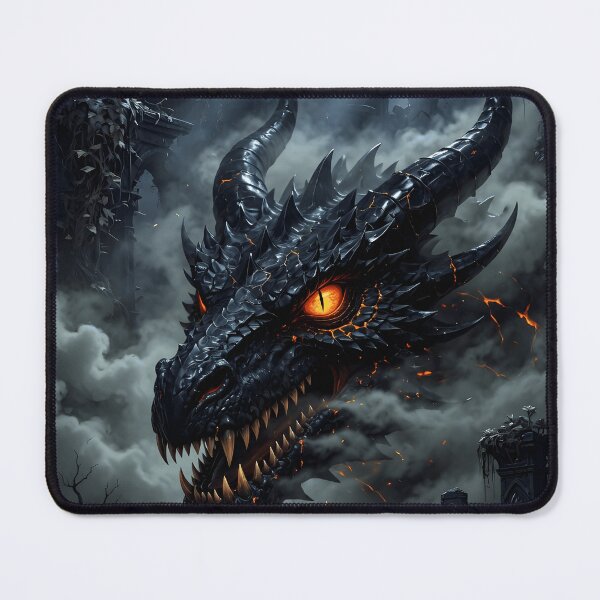 Item preview, Infernal Dragon Rising From the Ruins designed and sold by The Confluence.