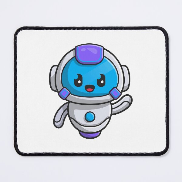 Item preview, Cute Waving Space Robot Astronaut designed and sold by sdbienv.