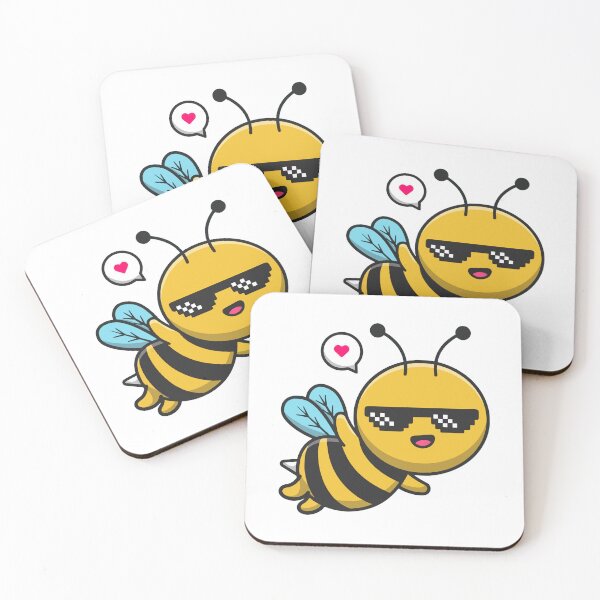 Item preview, Cool Bee Wearing Thug Life Sunglasses designed and sold by sdbienv.