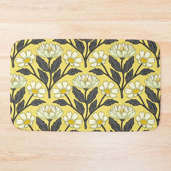 Item preview, Wildflower bouquet floral pattern in yellow  designed and sold by Jennifer Ladd.