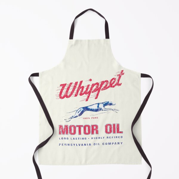 Item preview, Vintage Whippet Motor Oil emblem - Pennsylvania Oil Company - aged, worn print. designed and sold by retropetrol.
