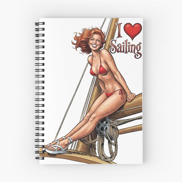 Item preview, I ❤️ Sailing • High Seas Heartthrob designed and sold by graficsfx.