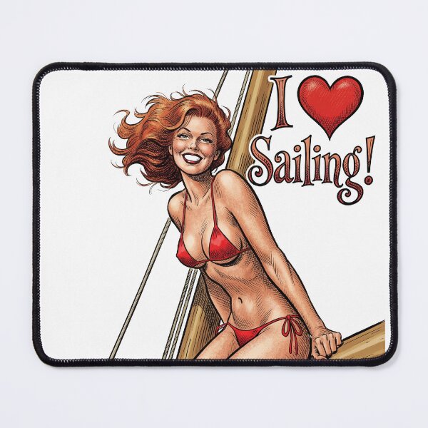 Item preview, I ❤️ Sailing • High Seas Heartthrob designed and sold by graficsfx.
