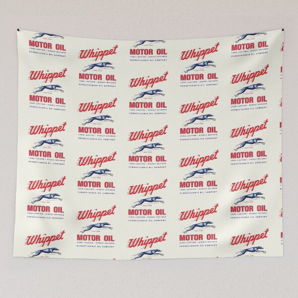 Item preview, Vintage Whippet Motor Oil emblem - Pennsylvania Oil Company designed and sold by retropetrol.