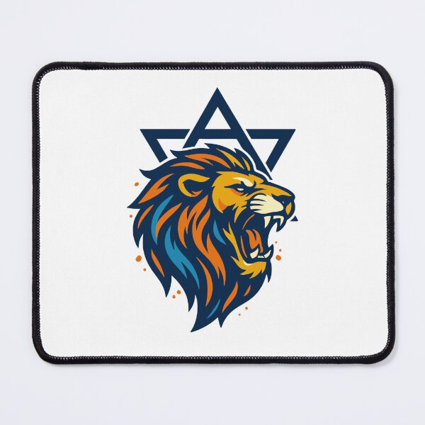 Item preview, Lion Of Judah Magen David Artwork designed and sold by crouchingpixel.