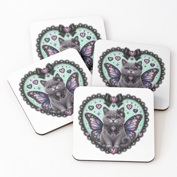 Item preview, Gothic Fairy Cat  designed and sold by ByLusya.