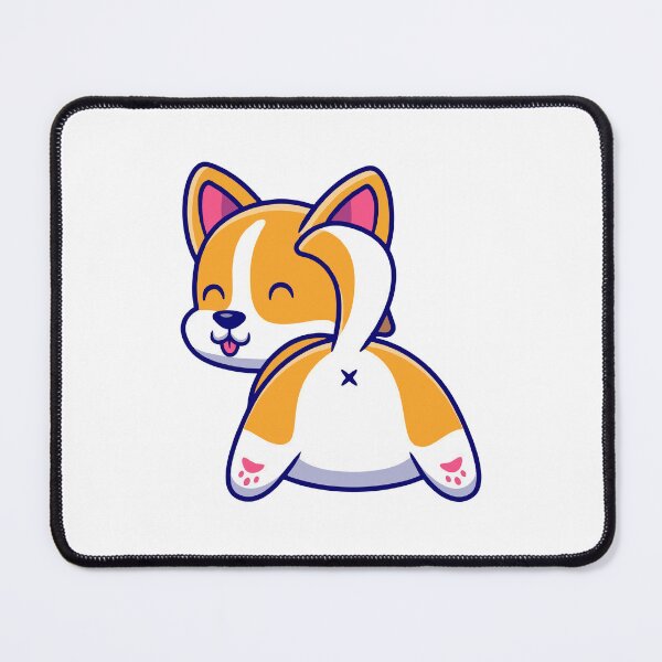 Item preview, Cute Corgi Butt Sploot Kawaii Dog Illustration designed and sold by sdbienv.