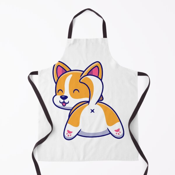 Item preview, Cute Corgi Butt Sploot Kawaii Dog Illustration designed and sold by sdbienv.