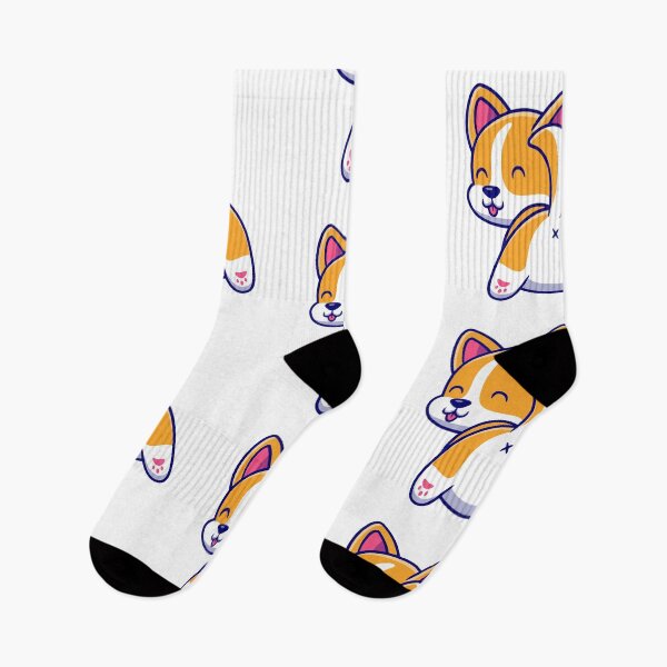 Item preview, Cute Corgi Butt Sploot Kawaii Dog Illustration designed and sold by sdbienv.