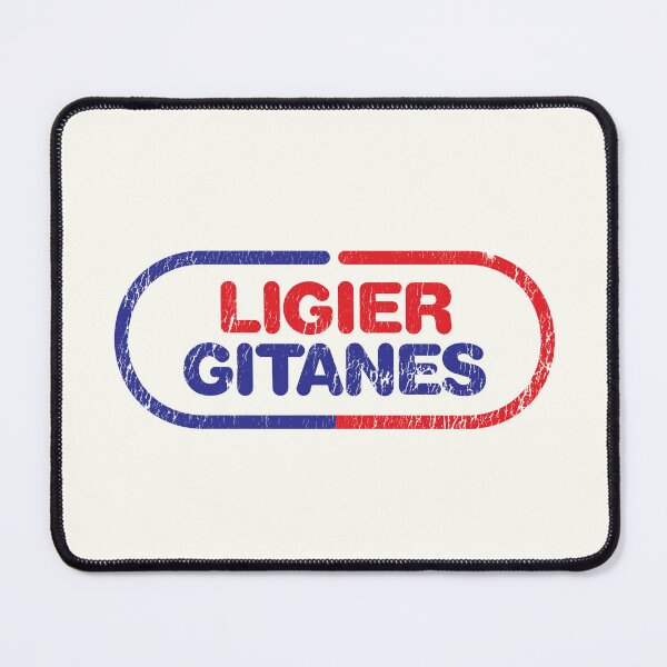 Item preview, Ligier Gitanes F1 team logo 1975-1980 - aged, worn print designed and sold by retropetrol.