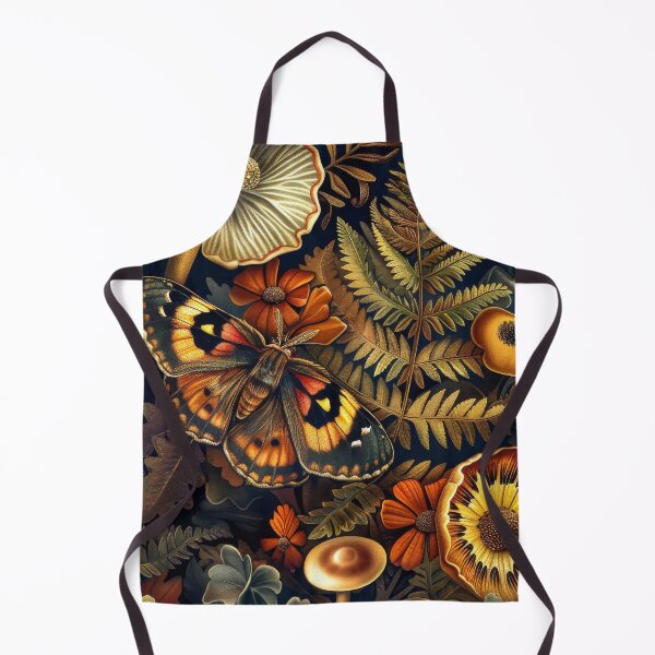 Item preview, Whimsical Moth in Enchanted Mushroom Forest | Cottagecore Nature Art designed and sold by MargaretWiktor.
