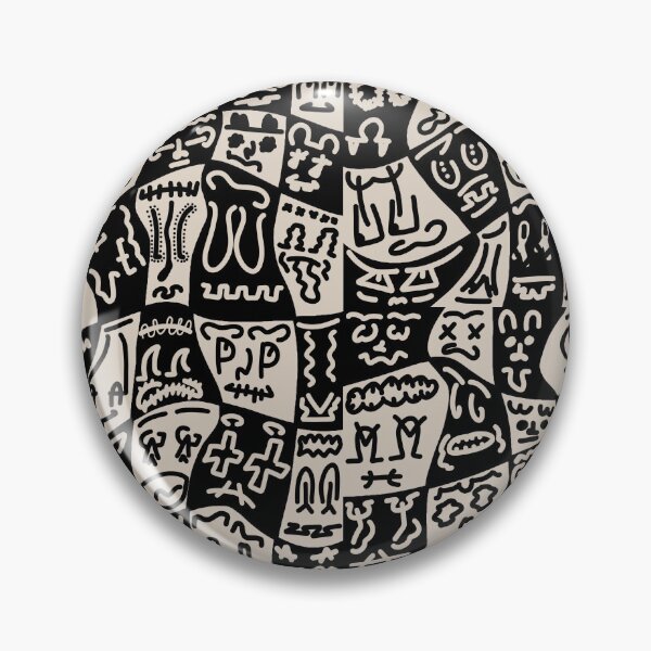 Item preview, Abstract Doodle Collage – Monochrome Street Art Pattern designed and sold by felipemaldonadoart.