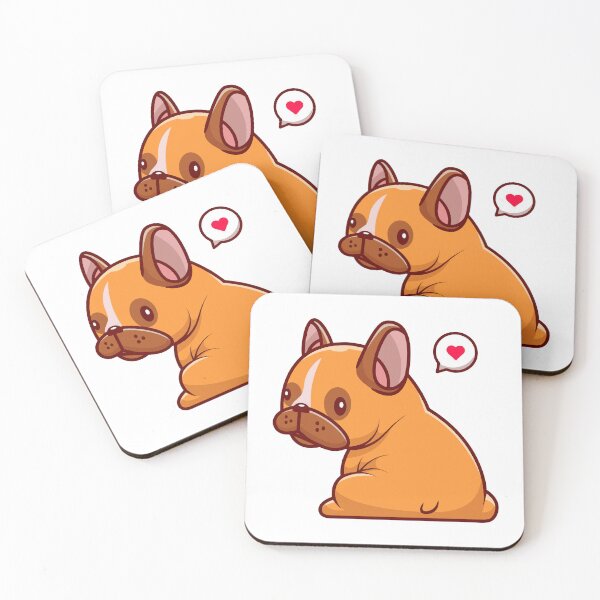 Item preview, Cute French Bulldog Sitting Kawaii Frenchie Dog designed and sold by sdbienv.
