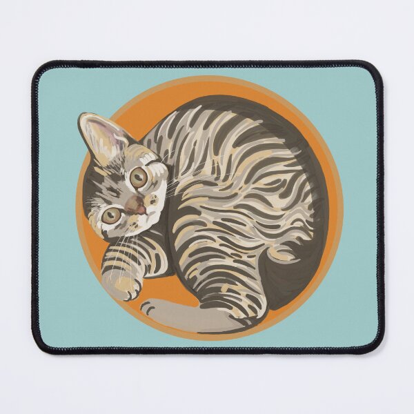 Item preview, TABBED KITTEN RESTING designed and sold by KASARO.