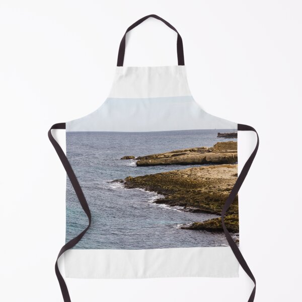 Item preview, Rocky Coastline and Calm Sea with Sandy Cliffs Under a Clear Sky designed and sold by Nmallia.