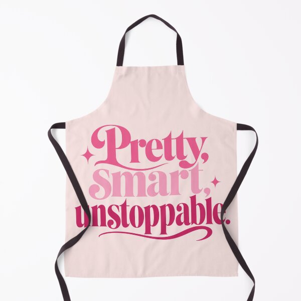Item preview, Pretty Smart Unstoppable Pink Feminine Motivational Quote Design designed and sold by TheStephanieRome.