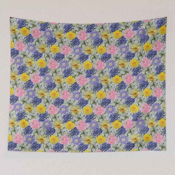 Item preview, Spring Flower Diagonals on Light designed and sold by Digitalmyth's Designs.