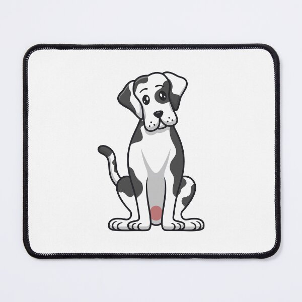 Item preview, Cute Spotted Great Dane Dog Cartoon Illustration designed and sold by sdbienv.
