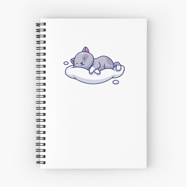 Item preview, Cute Cat Sleeping On A Cloud Kawaii Dreamy Art designed and sold by sdbienv.